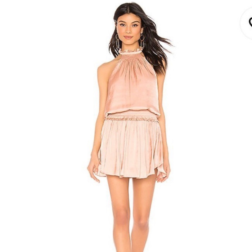 Silk/ satin pink nice dress